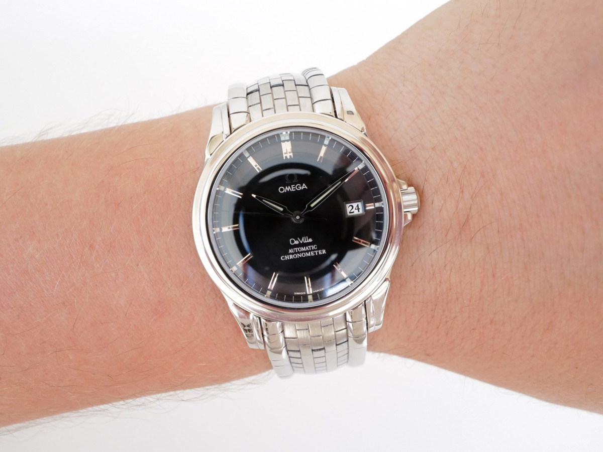Omega De Ville Co-Axial Black Dial 38 watch[5]