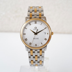 Швейцарський годинник Omega De Ville Prestige 18K Yellow Gold Steel Quartz 34