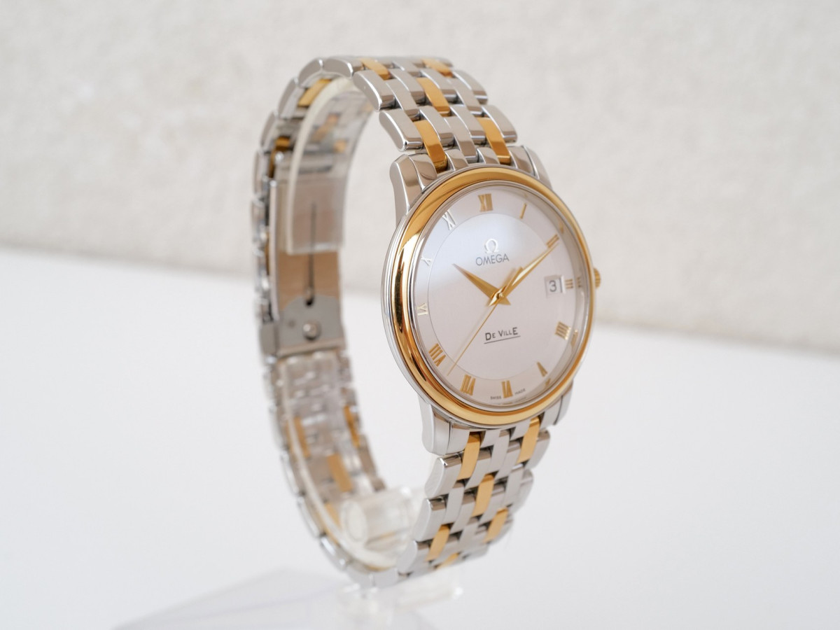 Годинник Omega De Ville Prestige 18K Yellow Gold Steel Quartz 34[6]