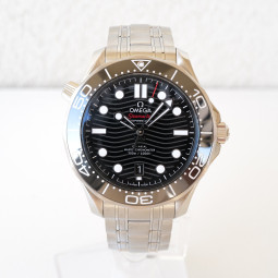 Omega Seamaster Diver 300m Co-Axial Chronometer Black Dial 42mm Swiss watch