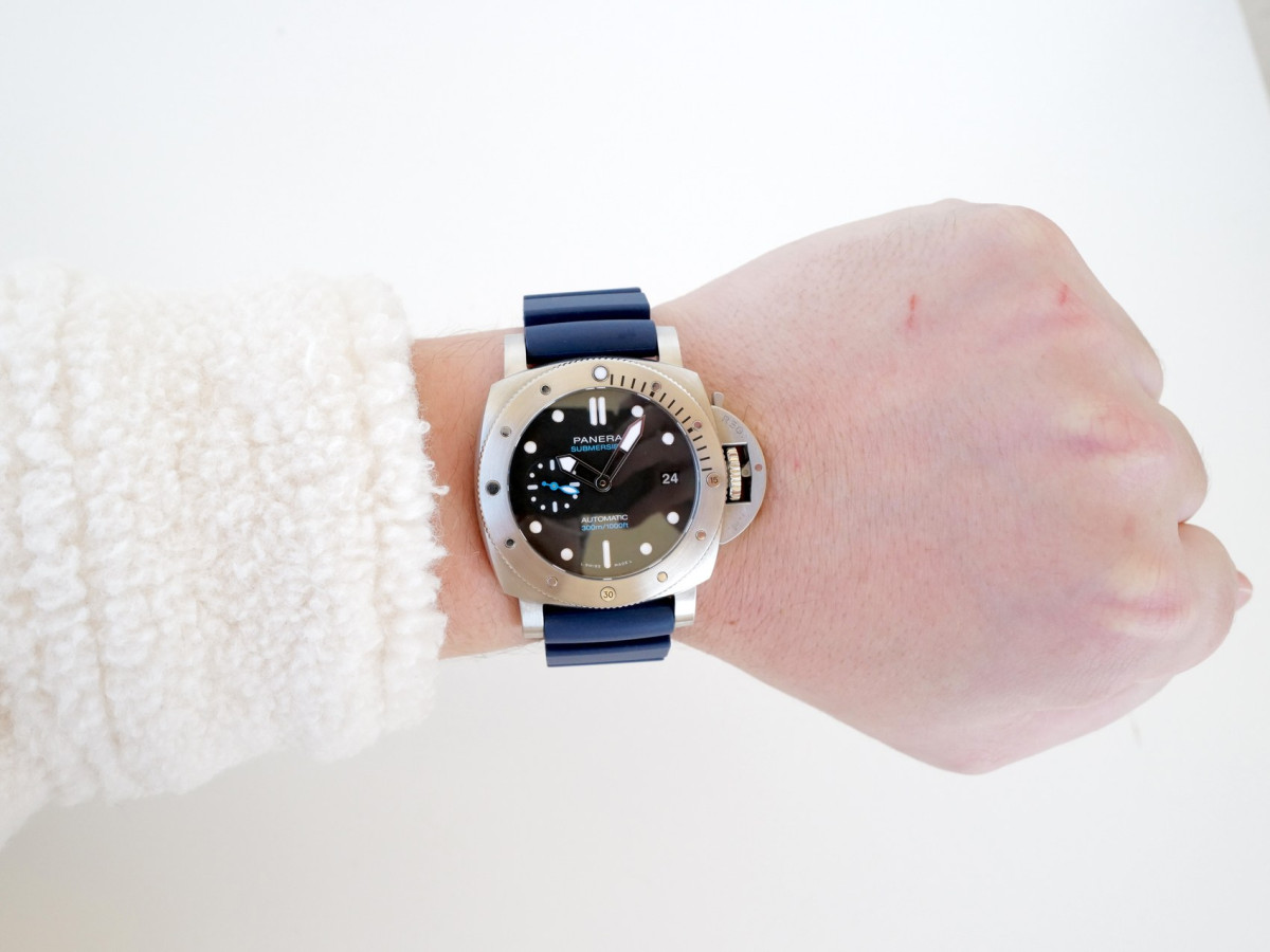 Годинник Panerai Submersible 42 Black Dial[4]