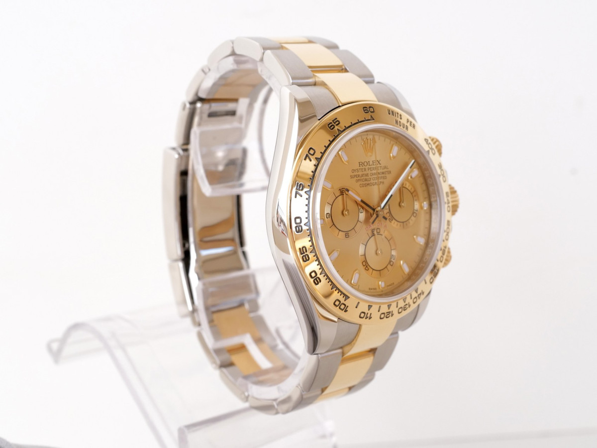 Rolex Cosmograph Daytona 18K Yellow Gold Steel Champagne Dial 40 (2023) watch[6]