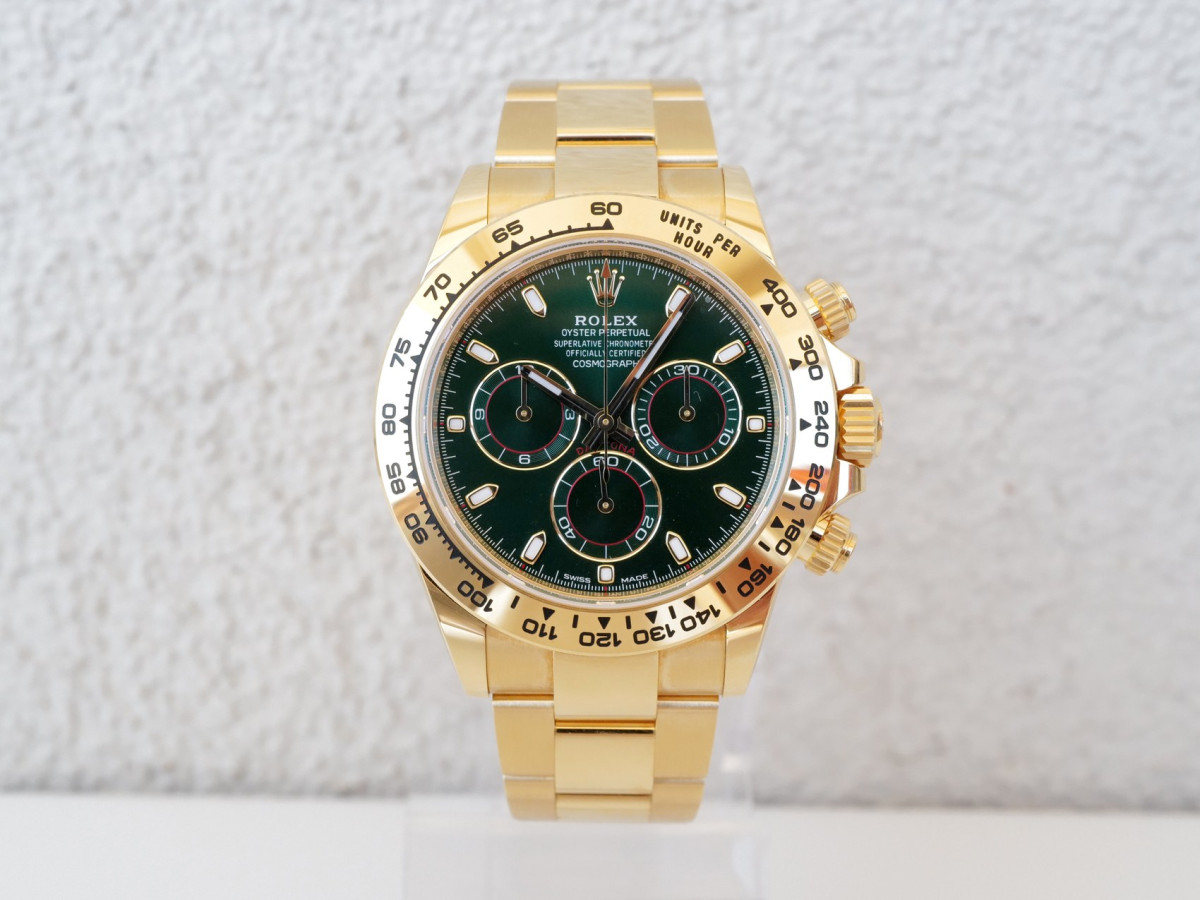 Купити годинник Rolex Cosmograph Daytona John Mayer 18K Yellow Gold Green Dial (2022)