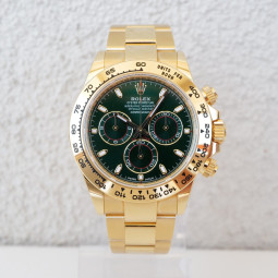 Швейцарський годинник Rolex Cosmograph Daytona John Mayer 18K Yellow Gold Green Dial (2022)
