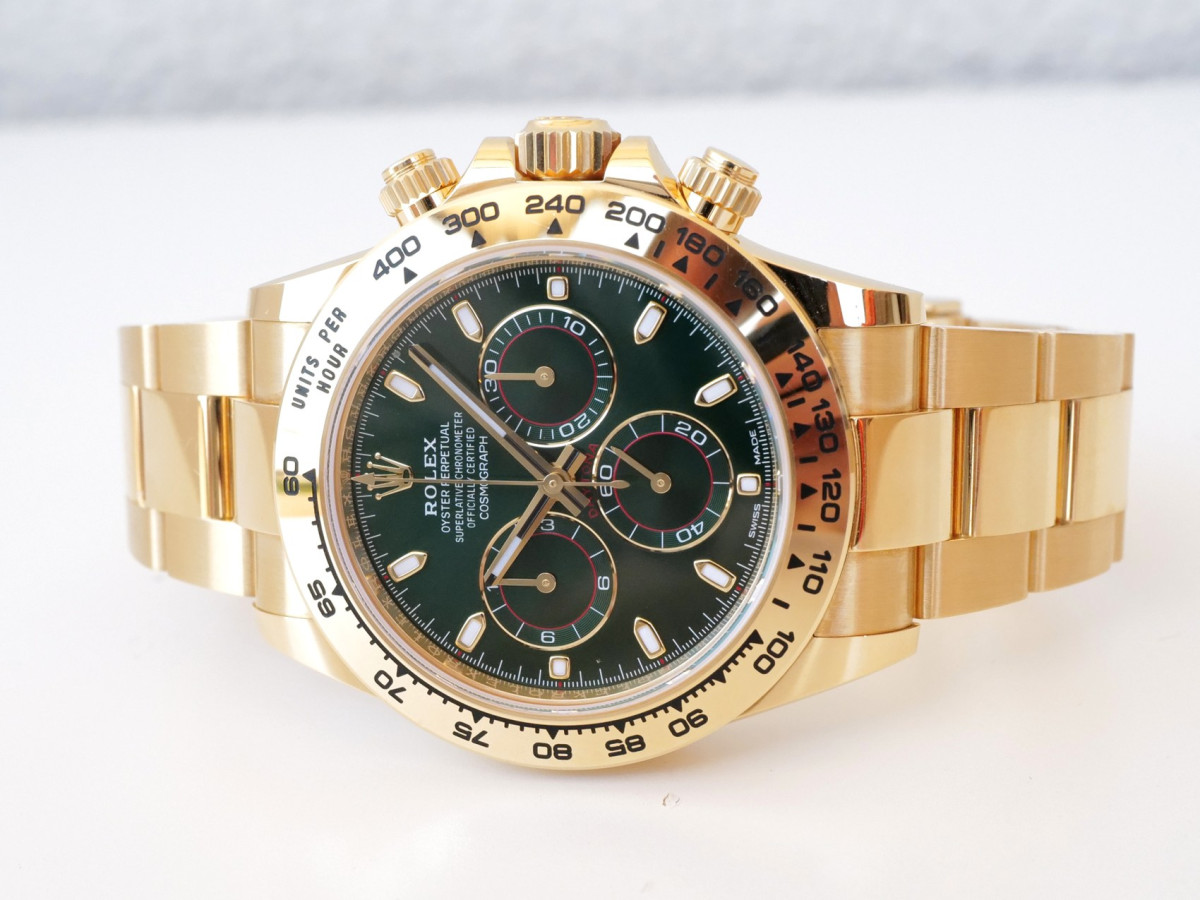 Годинник Rolex Cosmograph Daytona John Mayer 18K Yellow Gold Green Dial (2022)