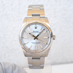 Швейцарський годинник Rolex Oyster Perpetual 34 Silver Dial (2022)