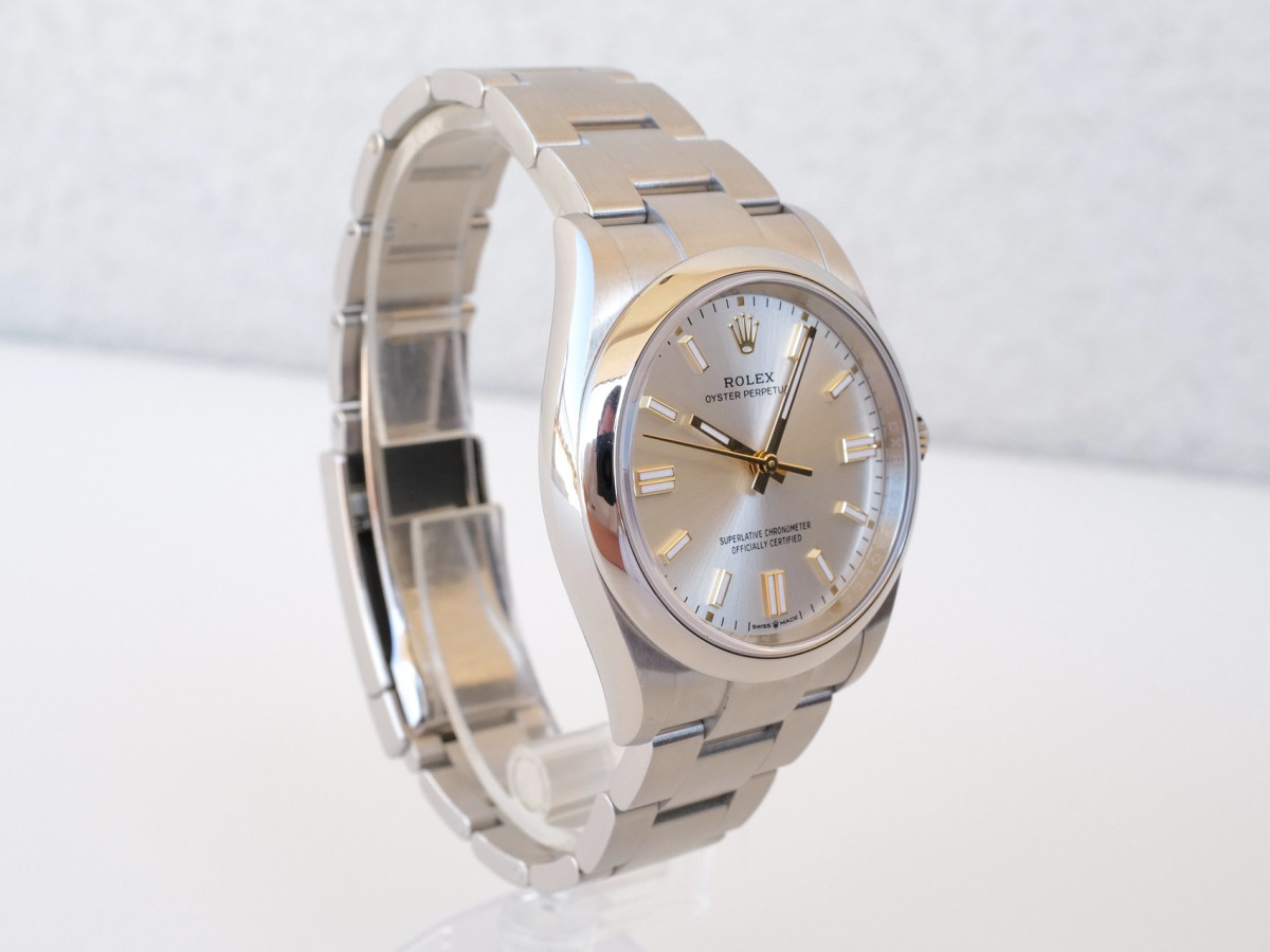Часы Rolex Oyster Perpetual 34 Silver Dial (2022)[6]