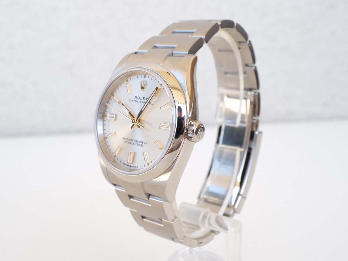 Часы Rolex Oyster Perpetual 34 Silver Dial (2022)[7]