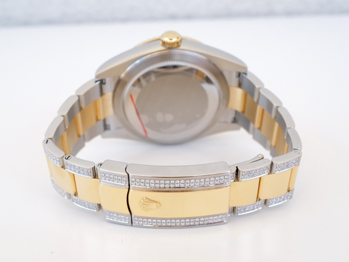 Годинник Rolex Sky-Dweller 42 Oyster Steel 18K Yellow Gold Black Dial[2]