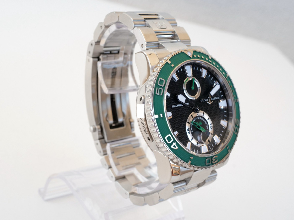 Годинник Ulysse Nardin Maxi Marine Diver Limited Edition оа 100 Green Bezel [6]