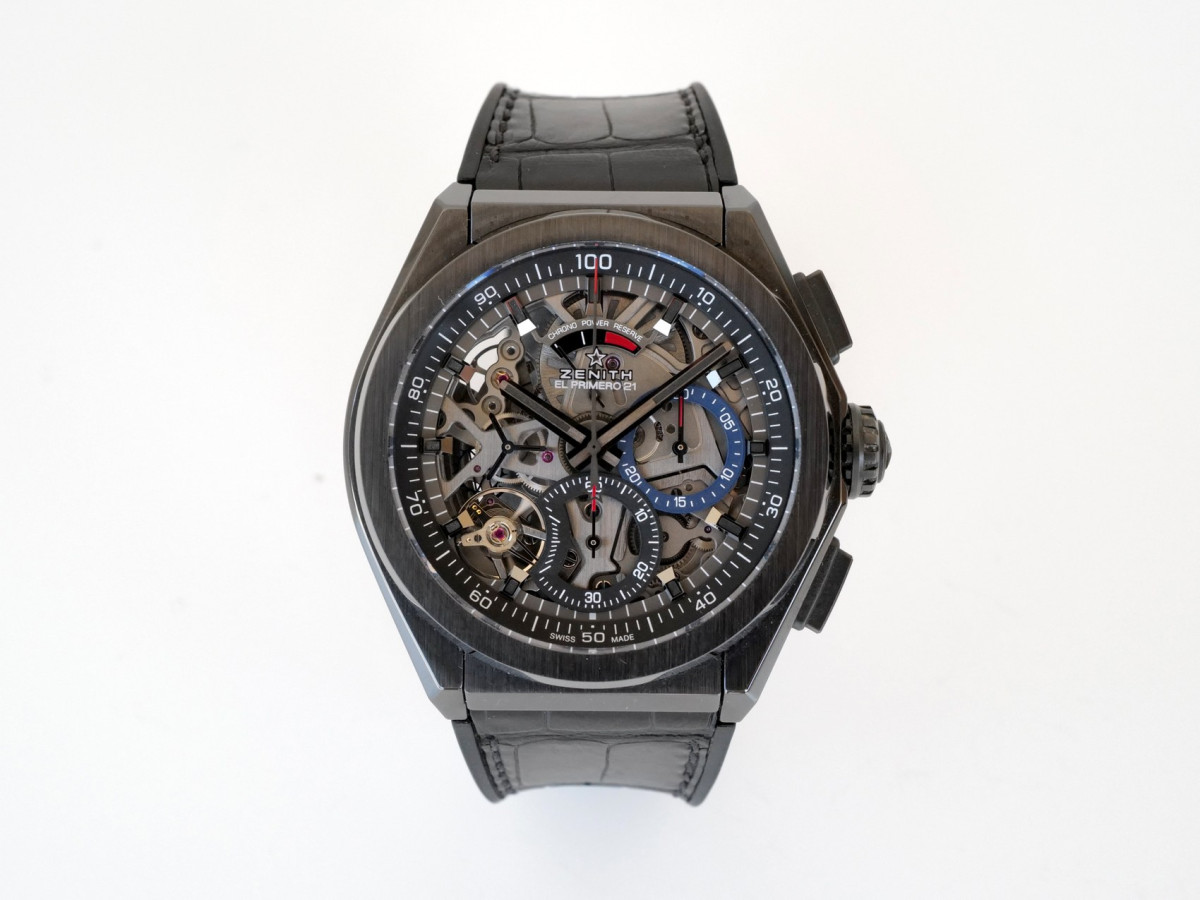 Купити годинник Zenith Defy El Primero 21 Black Ceramic Chronograph Skeleton Dial 44