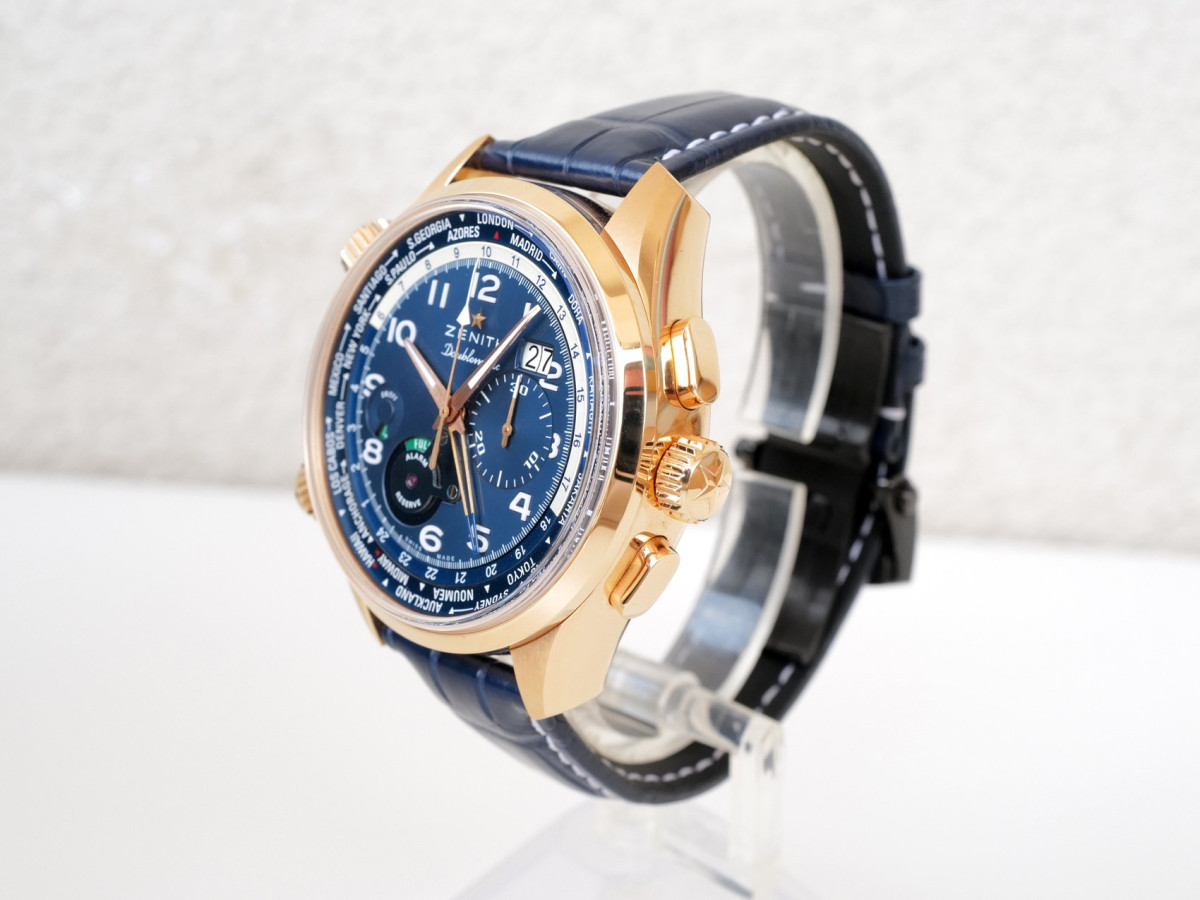 Годинник Zenith El Primero DoublematicPilot Doublematic Limited Edition of 10  Alarm Chronograph World Time 18K RG 45[7]