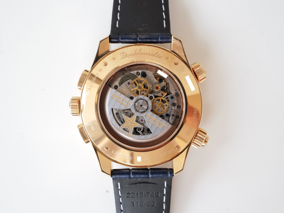 Годинник Zenith El Primero DoublematicPilot Doublematic Limited Edition of 10  Alarm Chronograph World Time 18K RG 45[3]