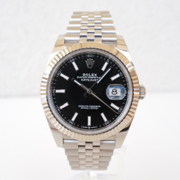 Швейцарський годинник Rolex Datejust 41mm Black Dial Jubilee (2024) NEW
