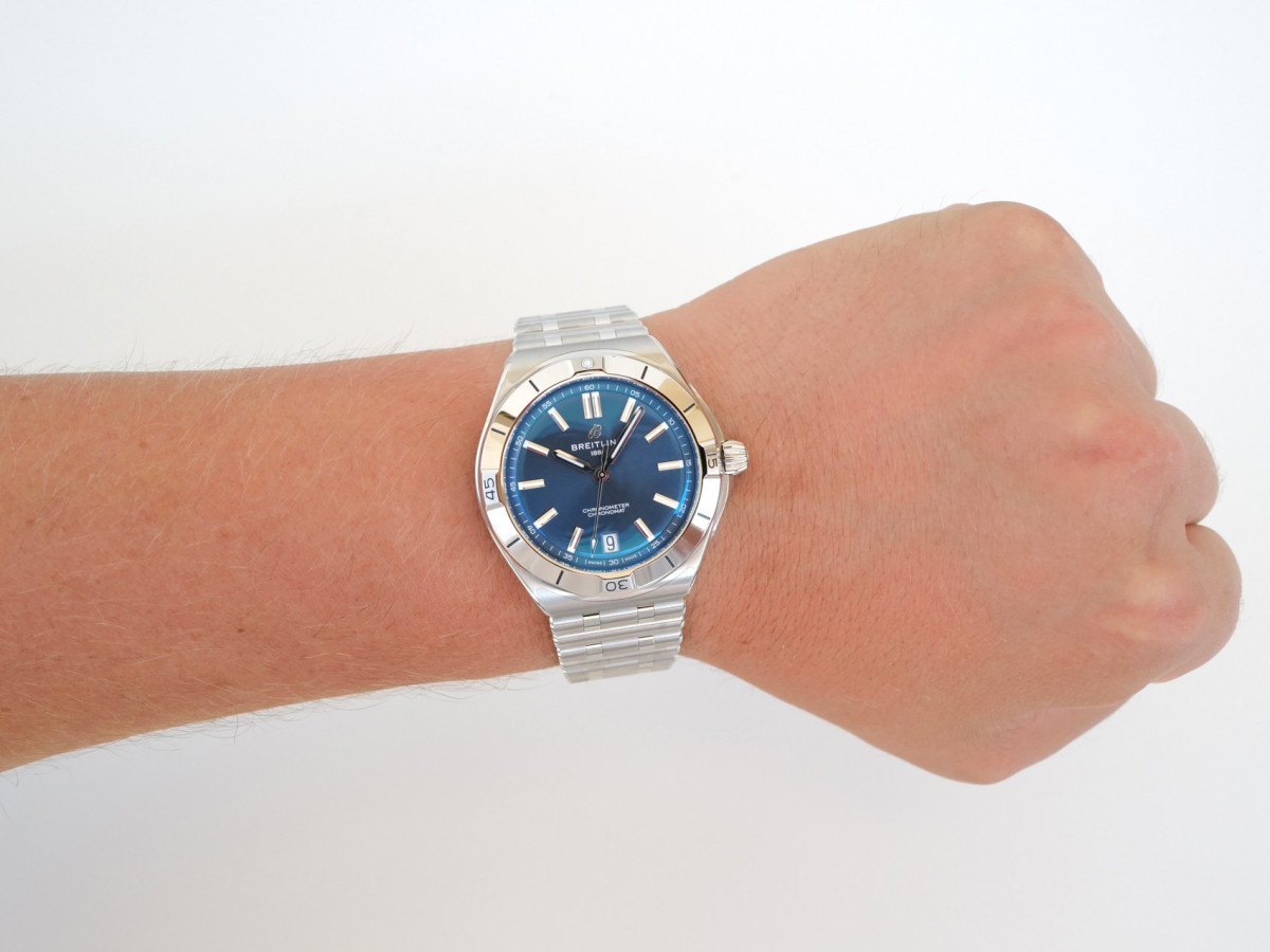 Часы Breitling Chronomat B31 Automatic 40 Blue Dial NEW[4]