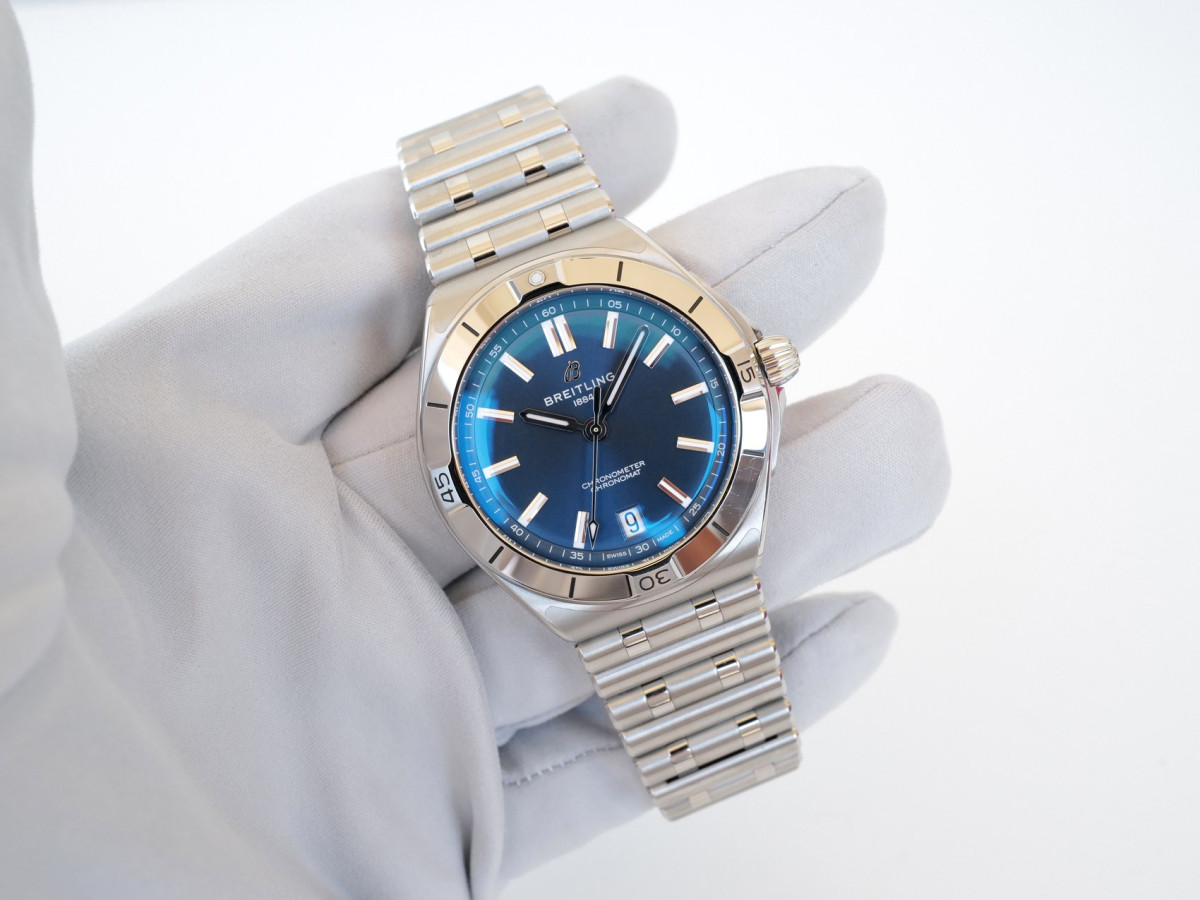 Часы Breitling Chronomat B31 Automatic 40 Blue Dial NEW[8]