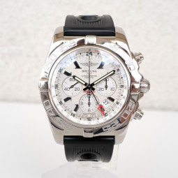 Breitling Chronomat GMT Chronograph White Dial 47 Swiss watch