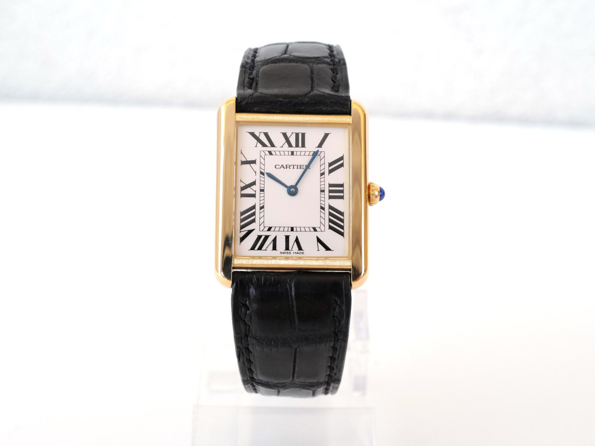 Купить часы Cartier Tank Solo 18K Yellow Gold Steel Quartz W1018855