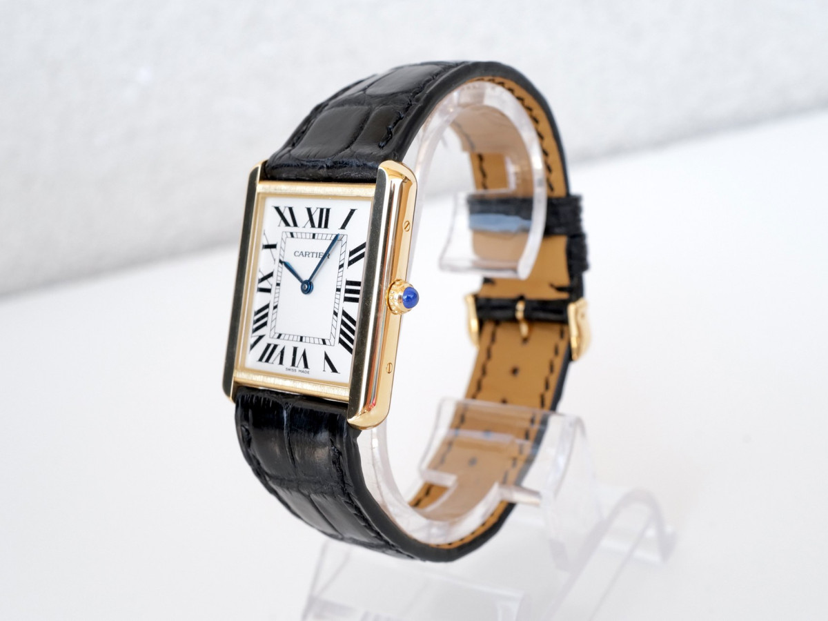 Часы Cartier Tank Solo 18K Yellow Gold Steel Quartz W1018855[7]