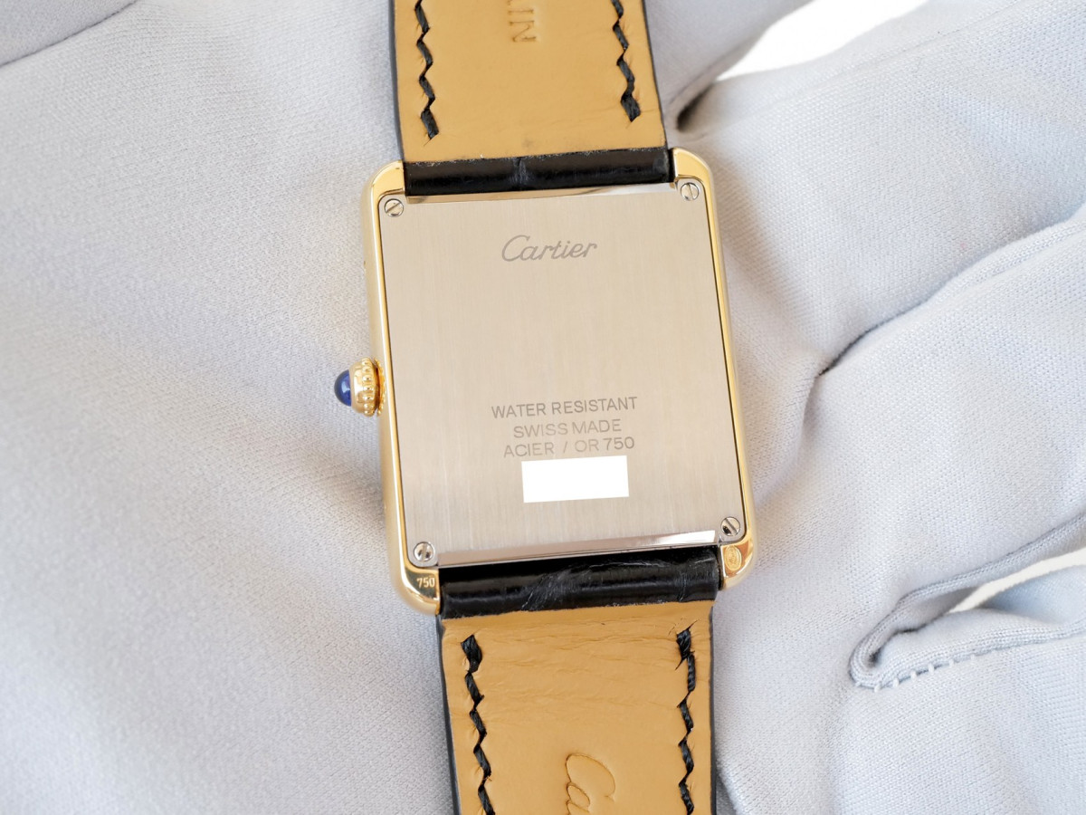 Часы Cartier Tank Solo 18K Yellow Gold Steel Quartz W1018855[3]