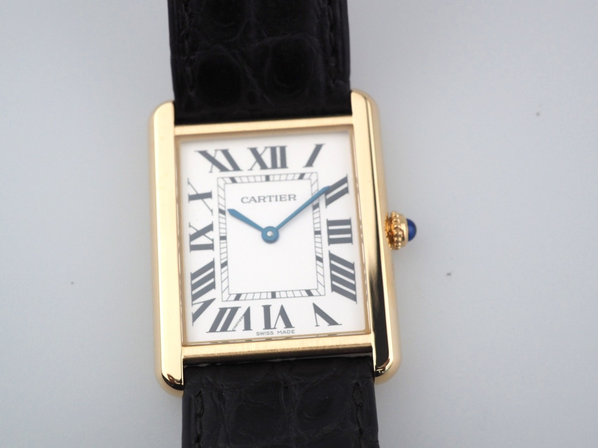 Годинник Cartier Tank Solo 18K Yellow Gold Steel Quartz W1018855[6]