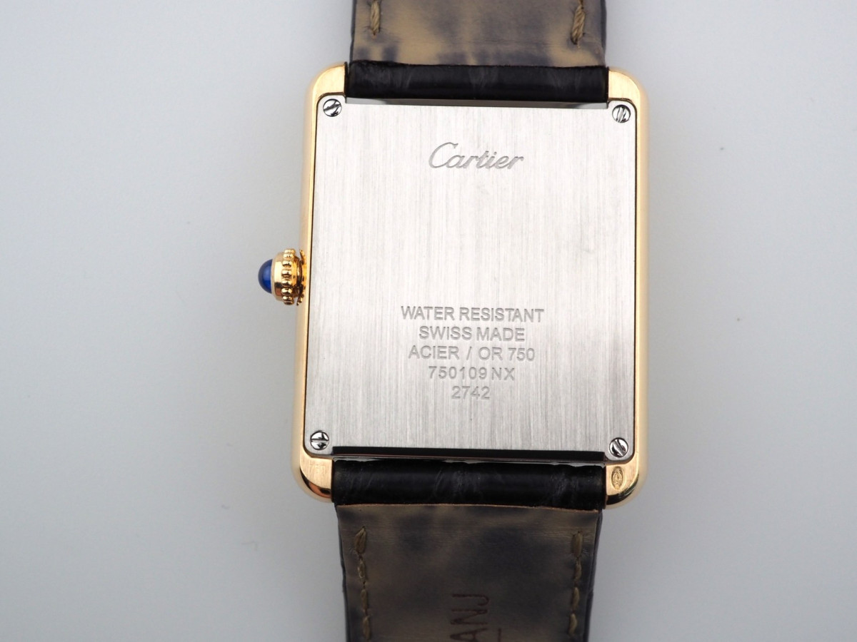 Годинник Cartier Tank Solo 18K Yellow Gold Steel Quartz W1018855[3]