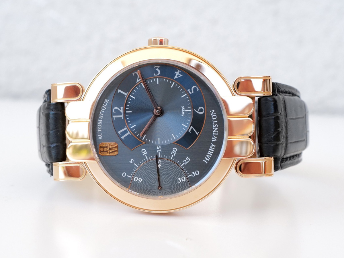 Harry Winston Premier Excenter Seconds Retrograde 18K Rose Gold 37 watch