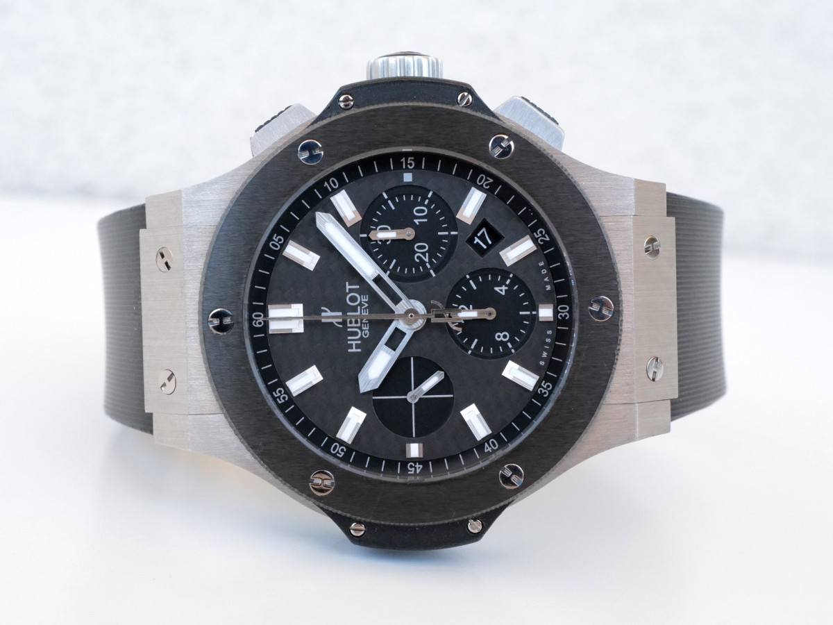 Hublot Big Bang 44 Chronograph Steel Ceramic Carbon Dial watch