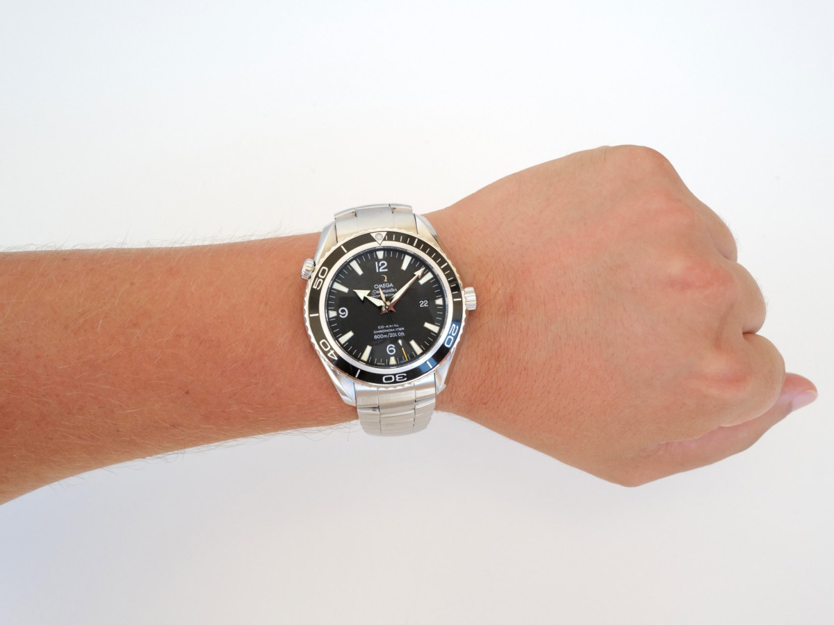 Годинник Omega Seamaster Planet Ocean Co-Axial Black Dial 46[4]