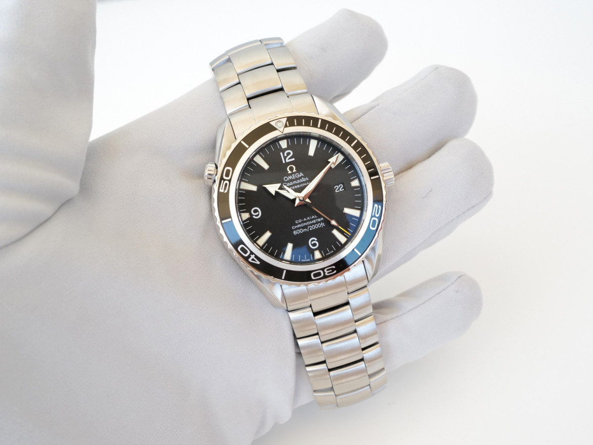 Годинник Omega Seamaster Planet Ocean Co-Axial Black Dial 46[8]