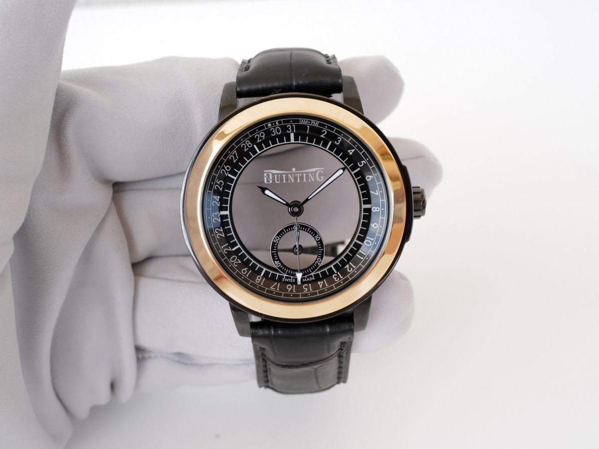 Часы Quinting Mysterious Quadrinal 18K Rose Gold Bezel 44[8]