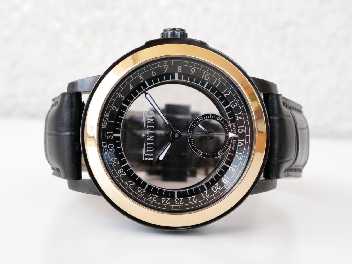 Часы Quinting Mysterious Quadrinal 18K Rose Gold Bezel 44