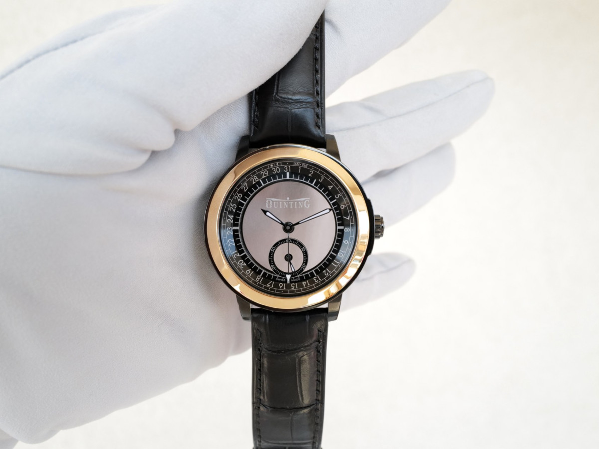 Часы Quinting Mysterious Quadrinal 18K Rose Gold Bezel 44[9]