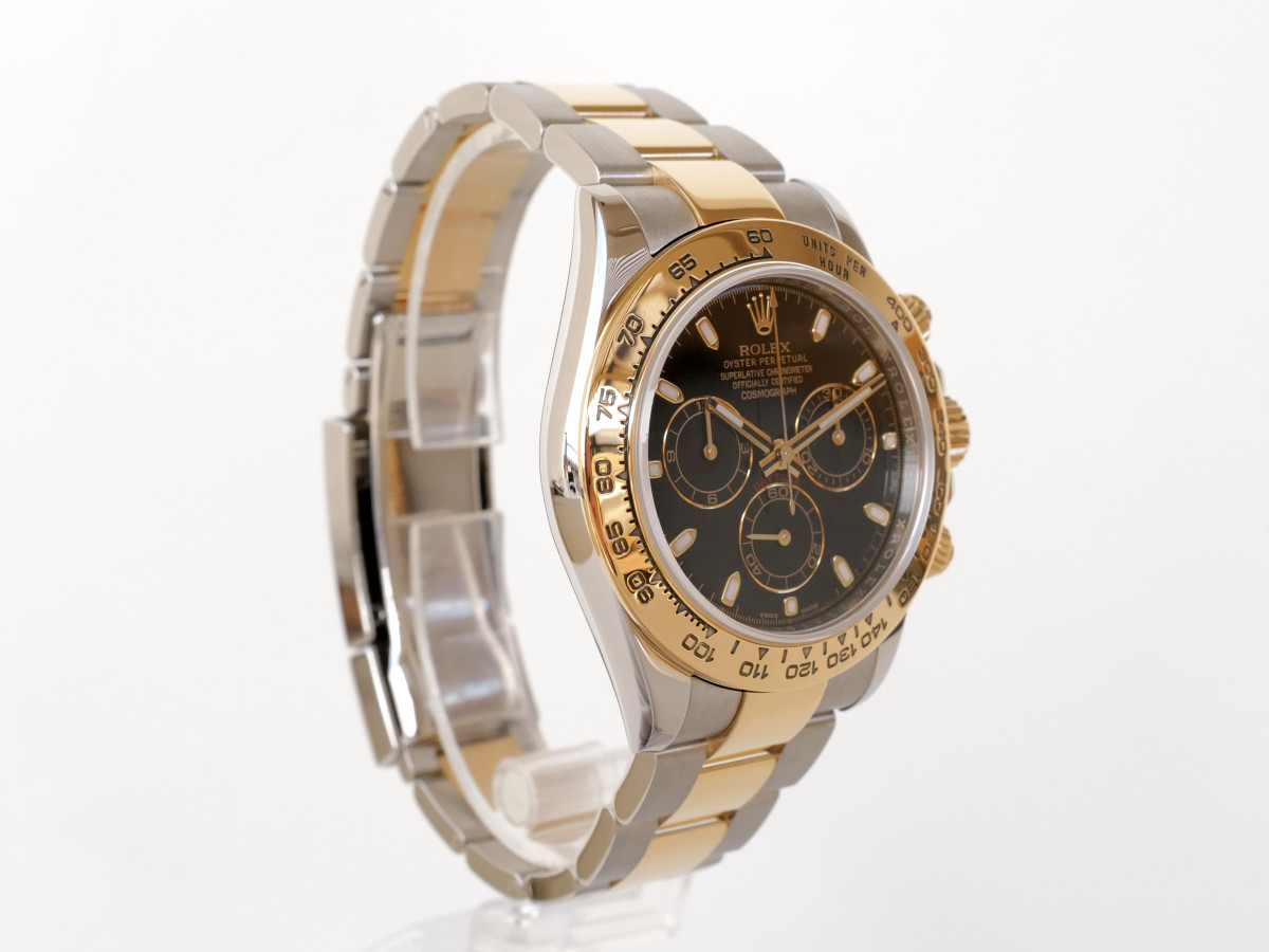 Rolex Cosmograph Daytona 18K Yellow Gold Steel Black Dial 40 (2022) watch[6]