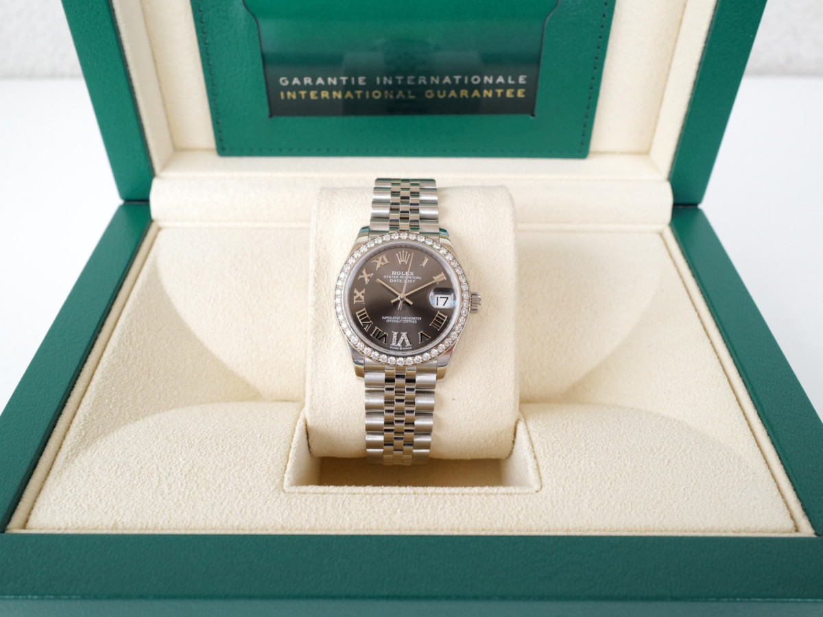 Годинник Rolex Datejust 31 Jubilee Grey Roman Diamond Dial Bezel (2024)[9]