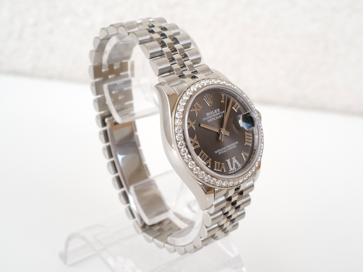 Годинник Rolex Datejust 31 Jubilee Grey Roman Diamond Dial Bezel (2024)[6]