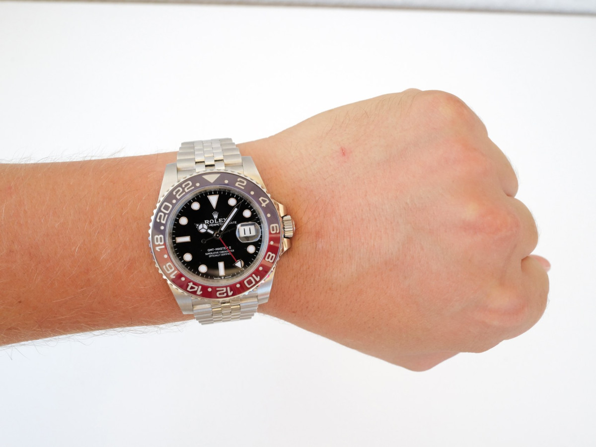 Годинник Rolex GMT-Master II PEPSI Jubilee Black Dial 40mm[4]