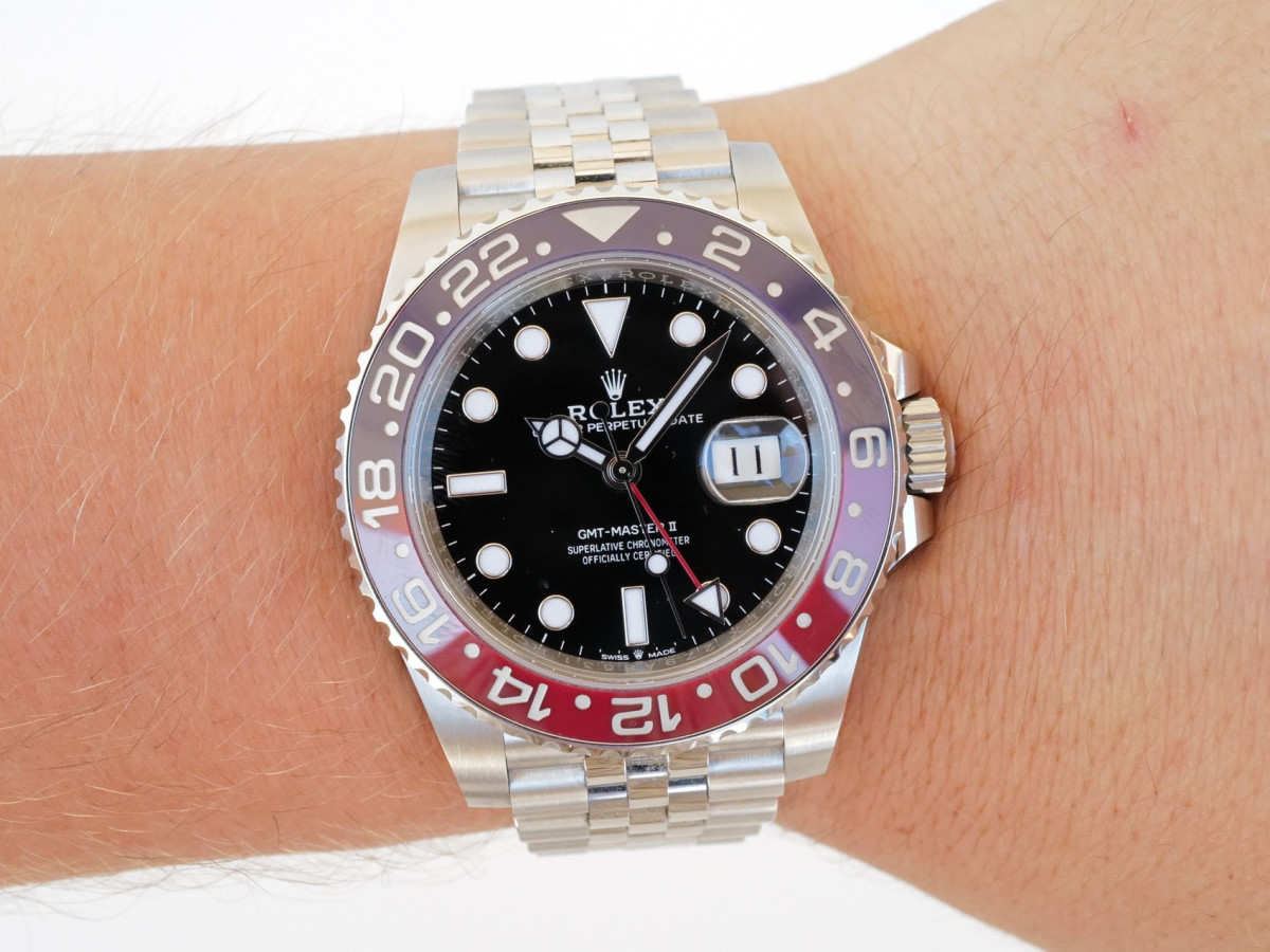Годинник Rolex GMT-Master II PEPSI Jubilee Black Dial 40mm[5]