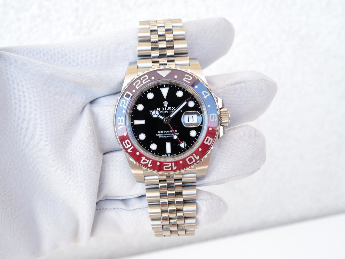 Годинник Rolex GMT-Master II PEPSI Jubilee Black Dial 40mm[8]