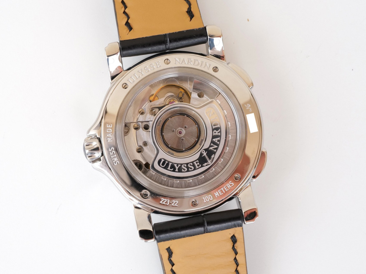 Ulysse Nardin Classic Dual Time Big Date GMT Lady Automatic Diamonds 37 watch[3]