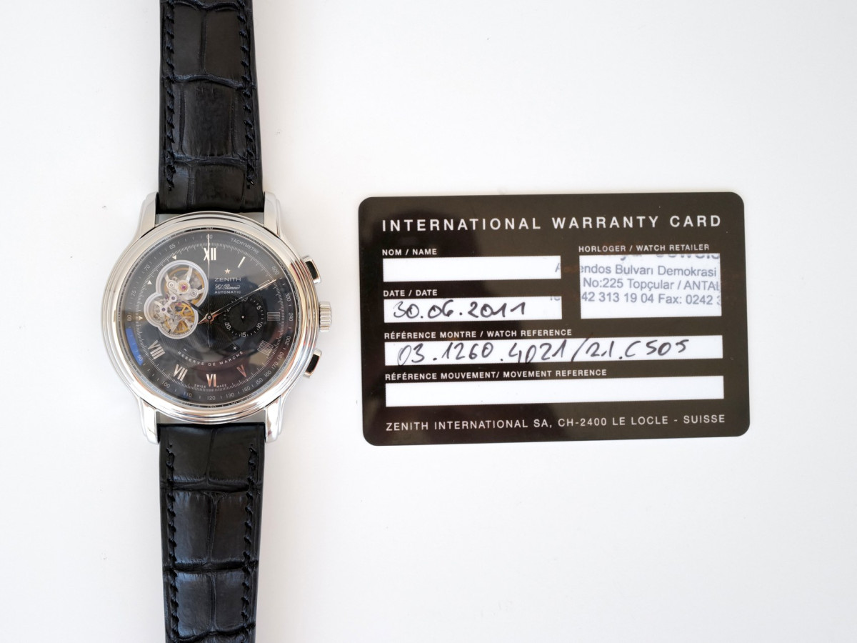 Годинник Zenith El Primero Chronomaster Open Reserve Chronograph Balck Dial 45mm[8]