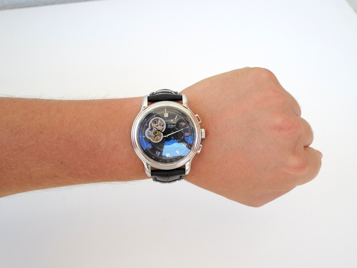 Годинник Zenith El Primero Chronomaster Open Reserve Chronograph Balck Dial 45mm[4]