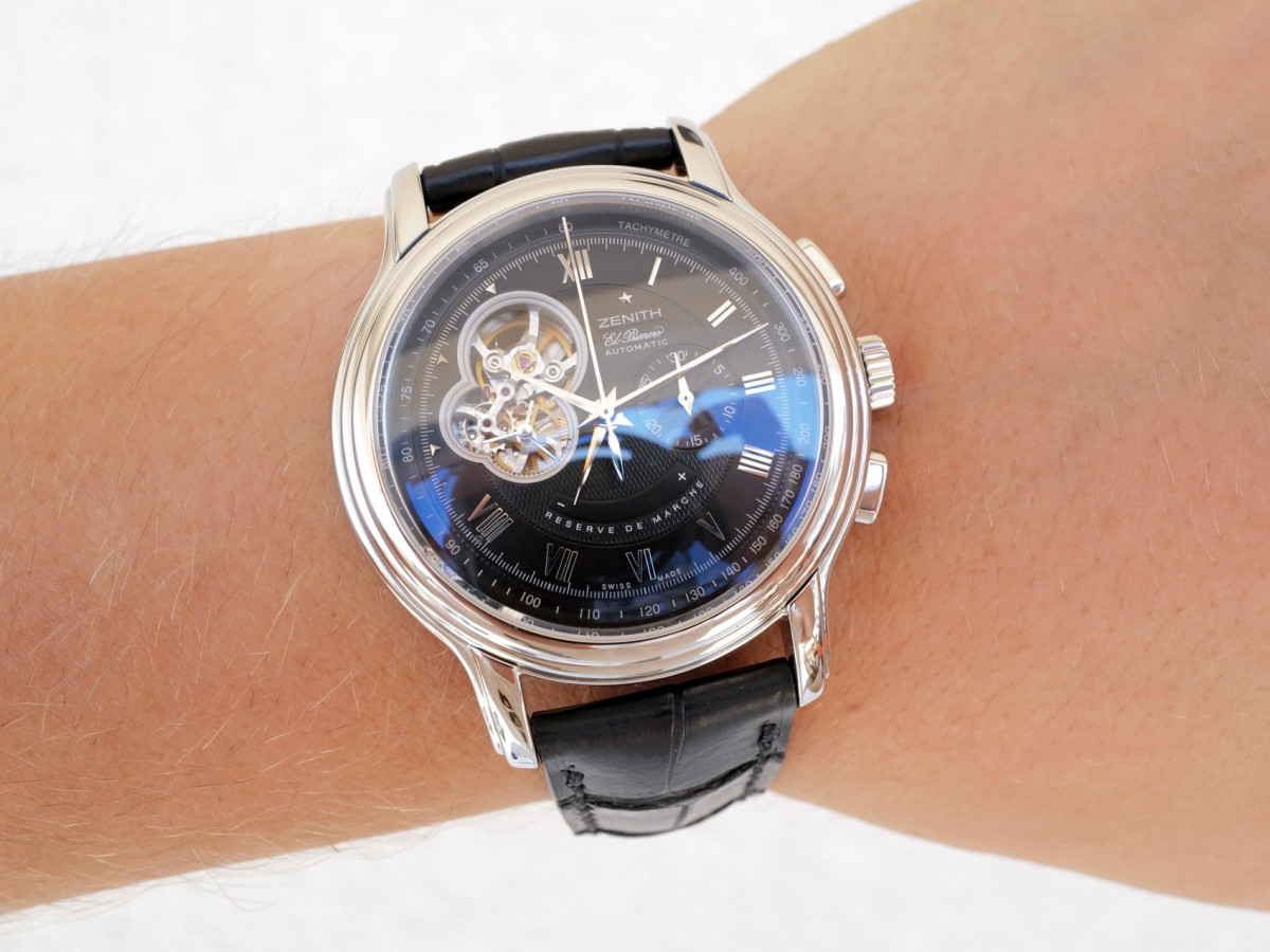 Годинник Zenith El Primero Chronomaster Open Reserve Chronograph Balck Dial 45mm[5]
