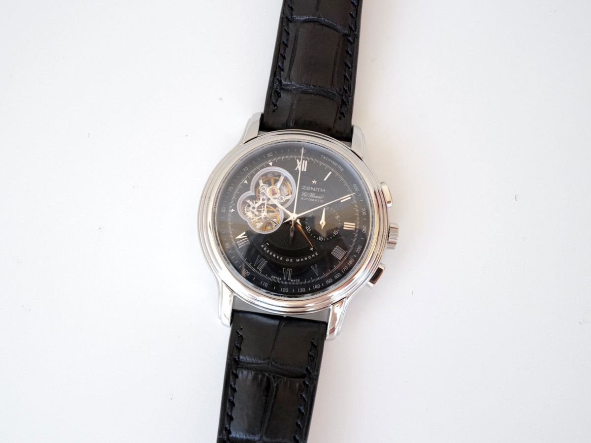 Годинник Zenith El Primero Chronomaster Open Reserve Chronograph Balck Dial 45mm[9]