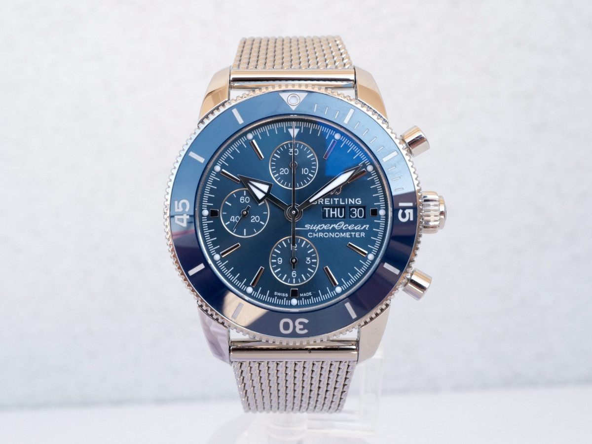 Купити годинник Breitling Superocean Heritage II Chronograph 44 Blue Dial
