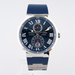 Швейцарские часы Ulysse Nardin Marine Chronometer Blue 43mm 