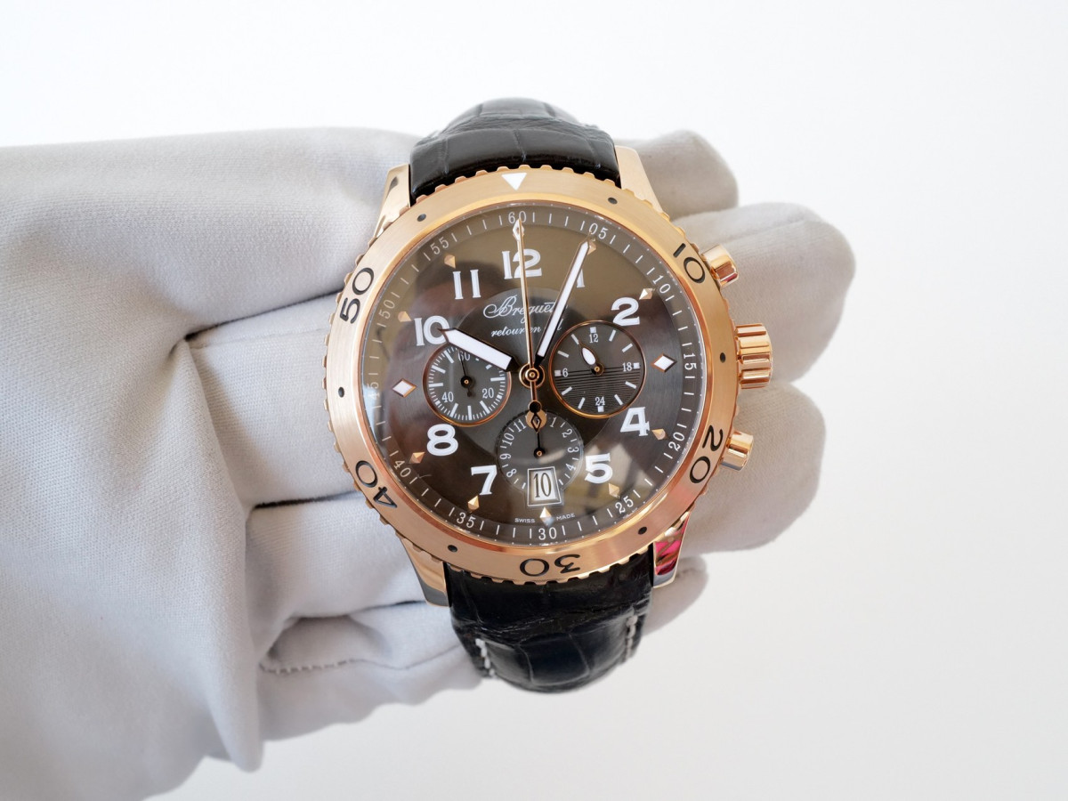 Часы Breguet Type XX - XXI - XXII Flyback Chronograph 18K Rose Gold 42[8]