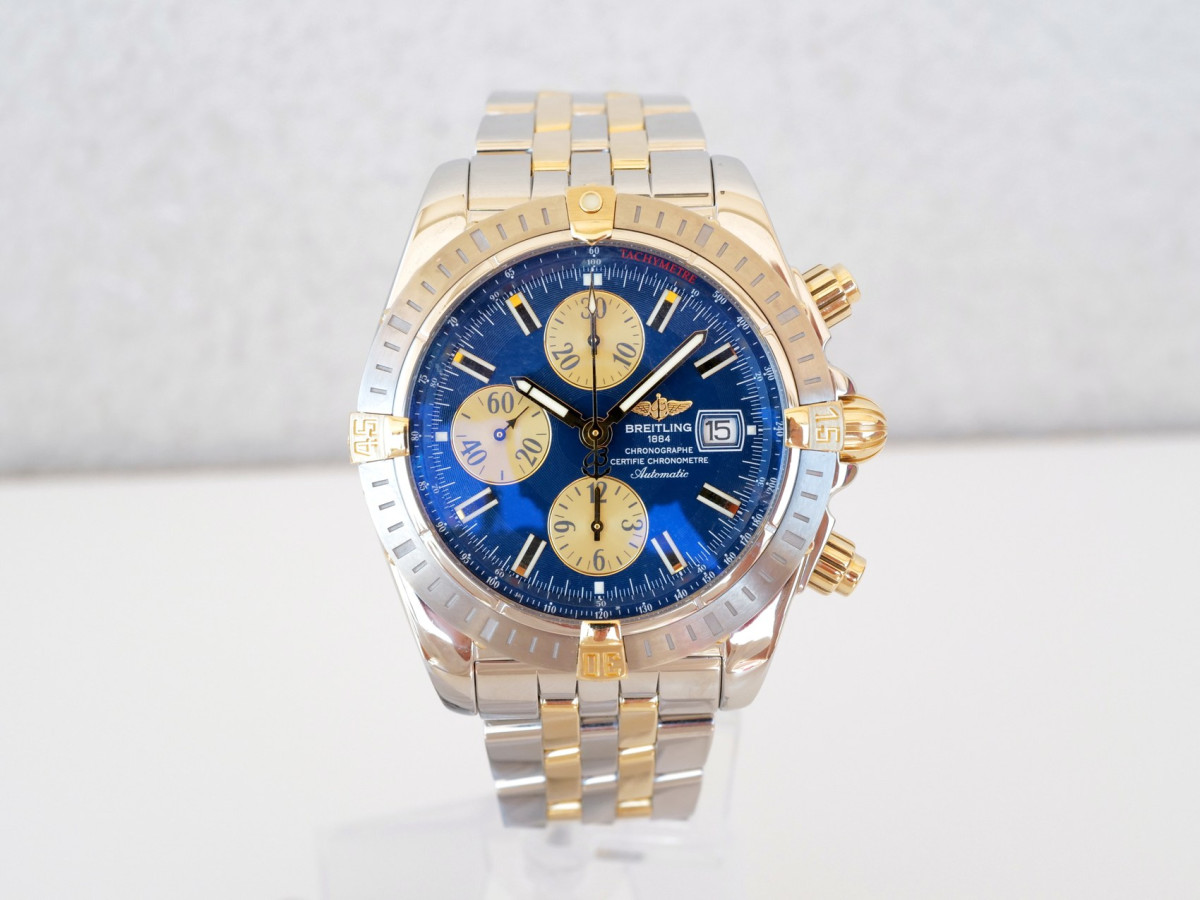 Купить часы Breitling Chronomat Evolution Blue Dial 44