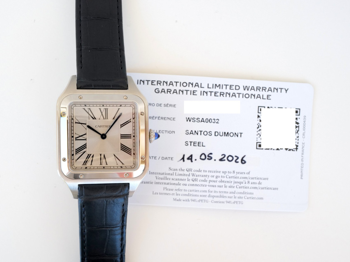 Часы Cartier Santos Dumont XL Silver Dial Manual Wind[9]