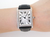 Часы Cartier Tank Solo XL White Dial Diamond Bezel Automatic[5]